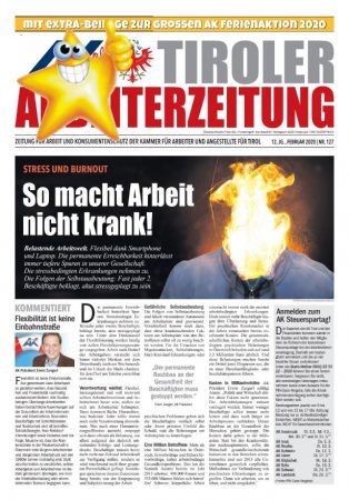 Tiroler Arbeiterzeitung Februar 2020